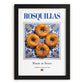 Rosquillas – Spanish Dessert Dish, Food Bar Painting, in sleek black frame