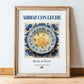 Arroz con leche – Spanish Dessert Dish, Food Bar Poster, in wooden frame leaning on the floor