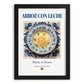 Arroz con leche – Spanish Dessert Dish, Food Bar Poster, in sleek black frame
