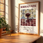Bordeaux wine – French Red Wine, Wine Bar Wall Art, no-text version framed in wood
