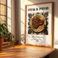 Steak au poivre – French Meat Dish, Tavern Art, no-text version framed in wood