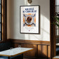 Soufflé au chocolat – French Dessert Dish, Fine Dining Restaurant Wall Art, clean layout with no caption