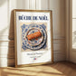 Bûche de Noël – French Dessert Dish, Tavern Poster