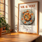 Vol-au-vent – French Dish, Farmhouse Kitchen Print, no-text version framed in wood