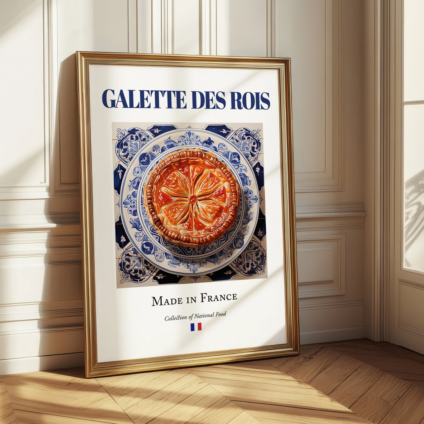 Galette des rois – French Dessert Dish, Bistro Wall Art