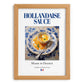 Hollandaise sauce – French Sauce Dish, Restaurant Still Life, set in oak frame