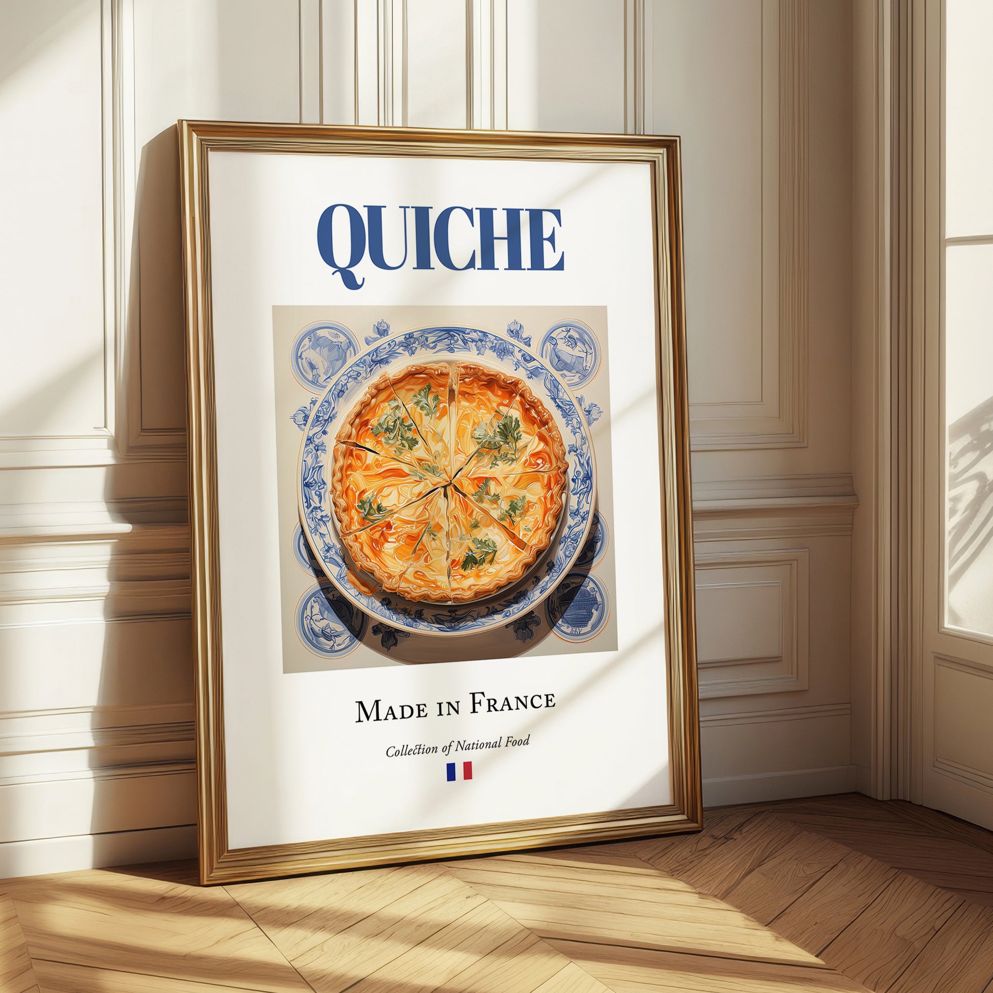 Quiche – French Dish, Bistro Wall Art