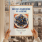 Moules marinière à la crème – French Dish, Café Art, styled in a charming Paris street view