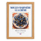 Moules marinière à la crème – French Dish, Café Art, set in oak frame