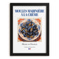 Moules marinière à la crème – French Dish, Café Art, in sleek black frame