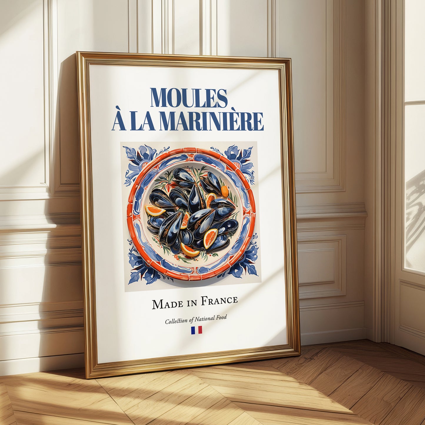 Moules à la marinière – French Dish, Restaurant Still Life