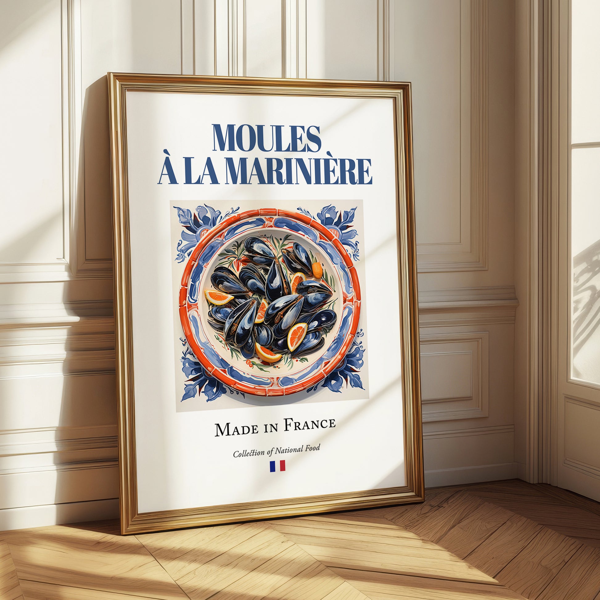 Moules à la marinière – French Dish, Restaurant Still Life