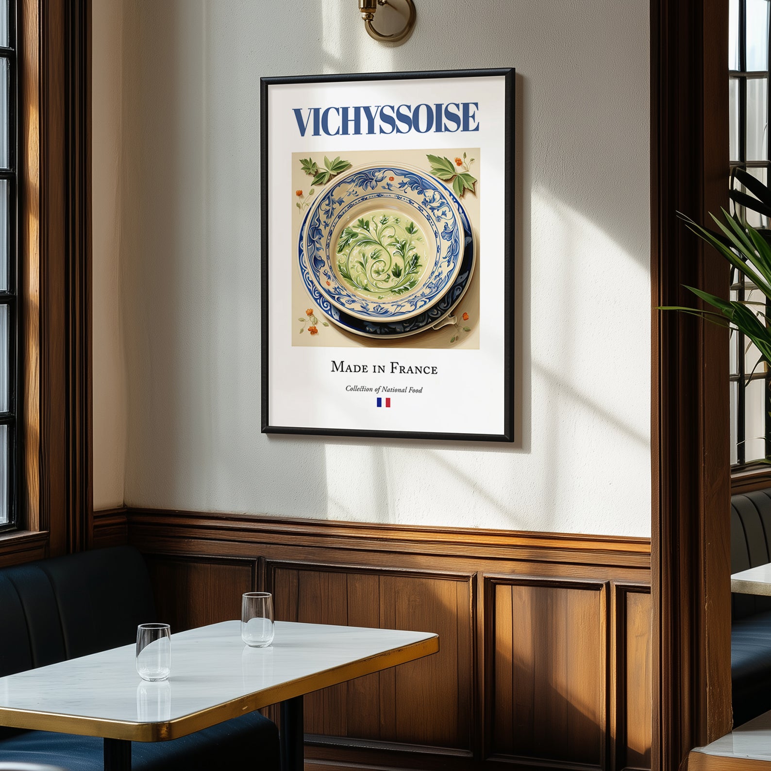 Vichyssoise – French Soup Dish, Restaurant Art, clean layout with no caption