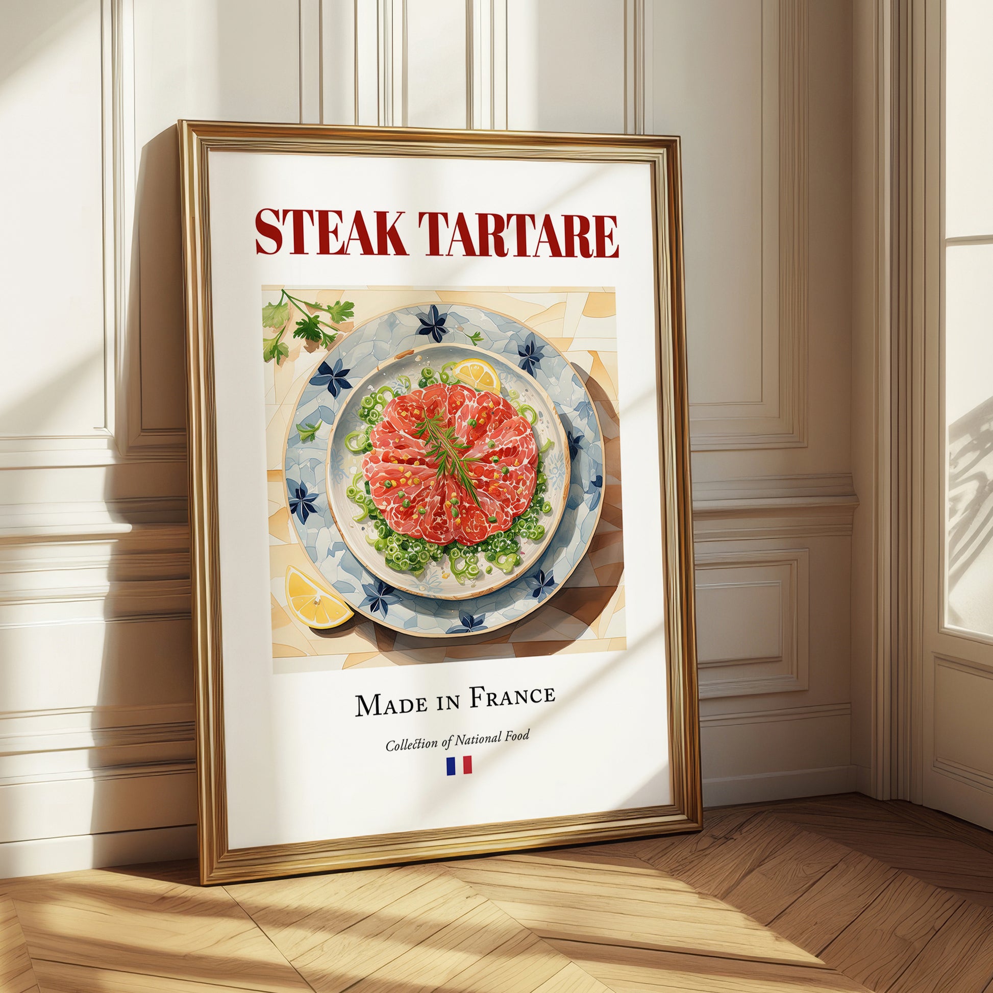 Steak tartare – French Dish, Bistro Still Life