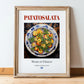 Patatosalata – Greek Salad Dish, Tavern Wall Art, in wooden frame leaning on the floor