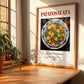 Patatosalata – Greek Salad Dish, Tavern Wall Art, no-text version framed in wood
