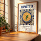 Risotto – Italian Rice Dish, Bistro Wall Art, no-text version framed in wood