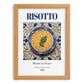 Risotto – Italian Rice Dish, Bistro Wall Art, set in oak frame