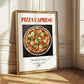 Pizza Caprese – Italian Pizza, Restaurant Illustration
