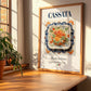 Cassata – Italian Dessert Dish, Restaurant Poster, no-text version framed in wood