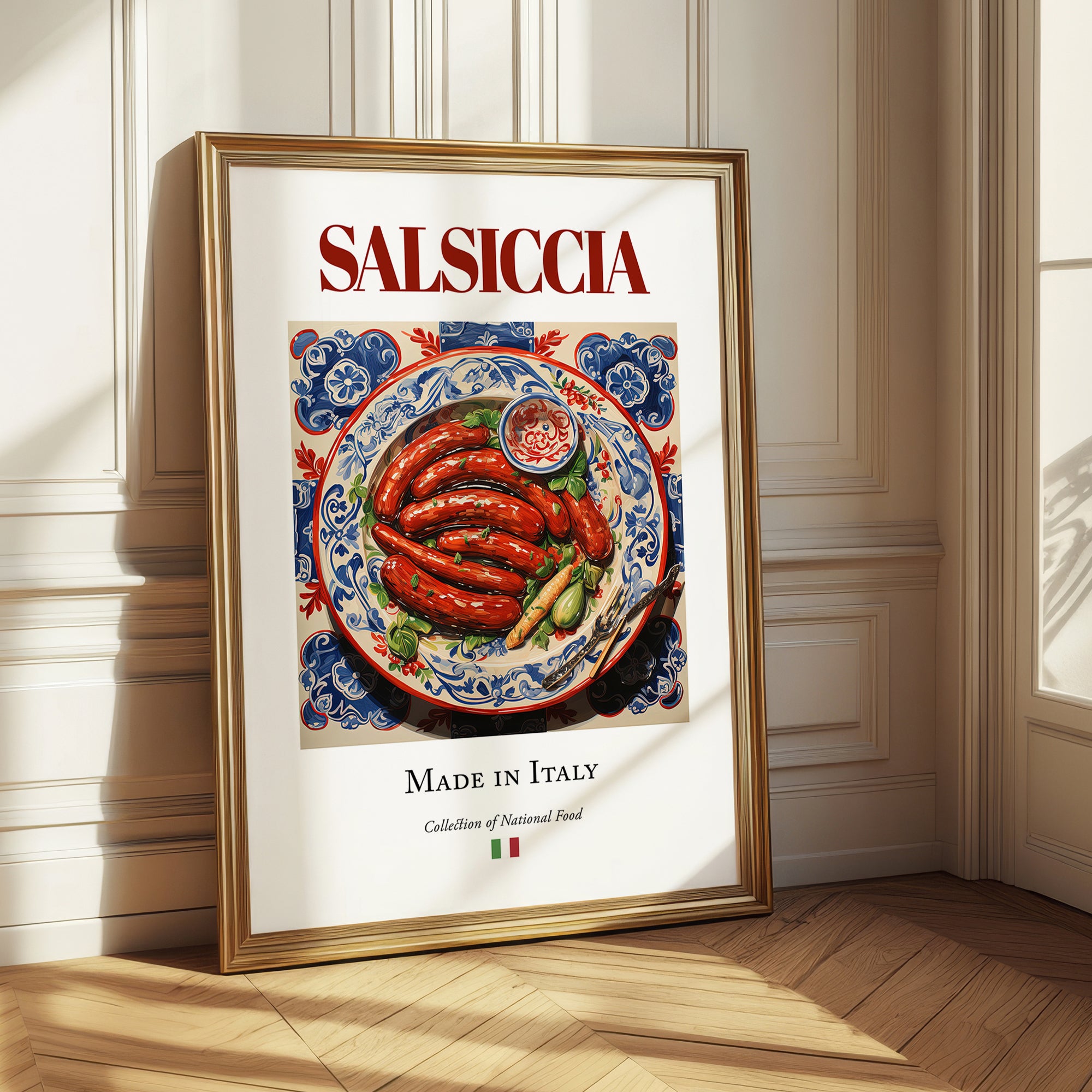 Salsiccia – Italian Meat Dish, Restaurant Print