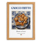 Gnocco fritto – Italian Dish, Restaurant Wall Art, set in oak frame
