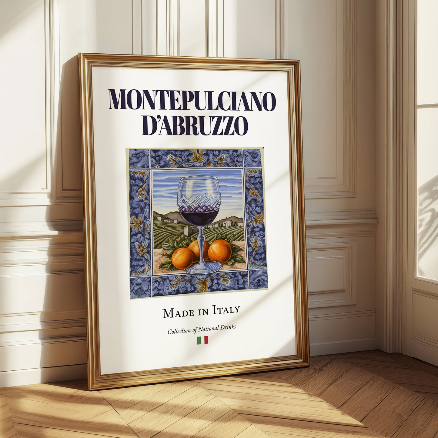 Montepulciano d'Abruzzo – Italian Red Wine, Vinoteca Poster