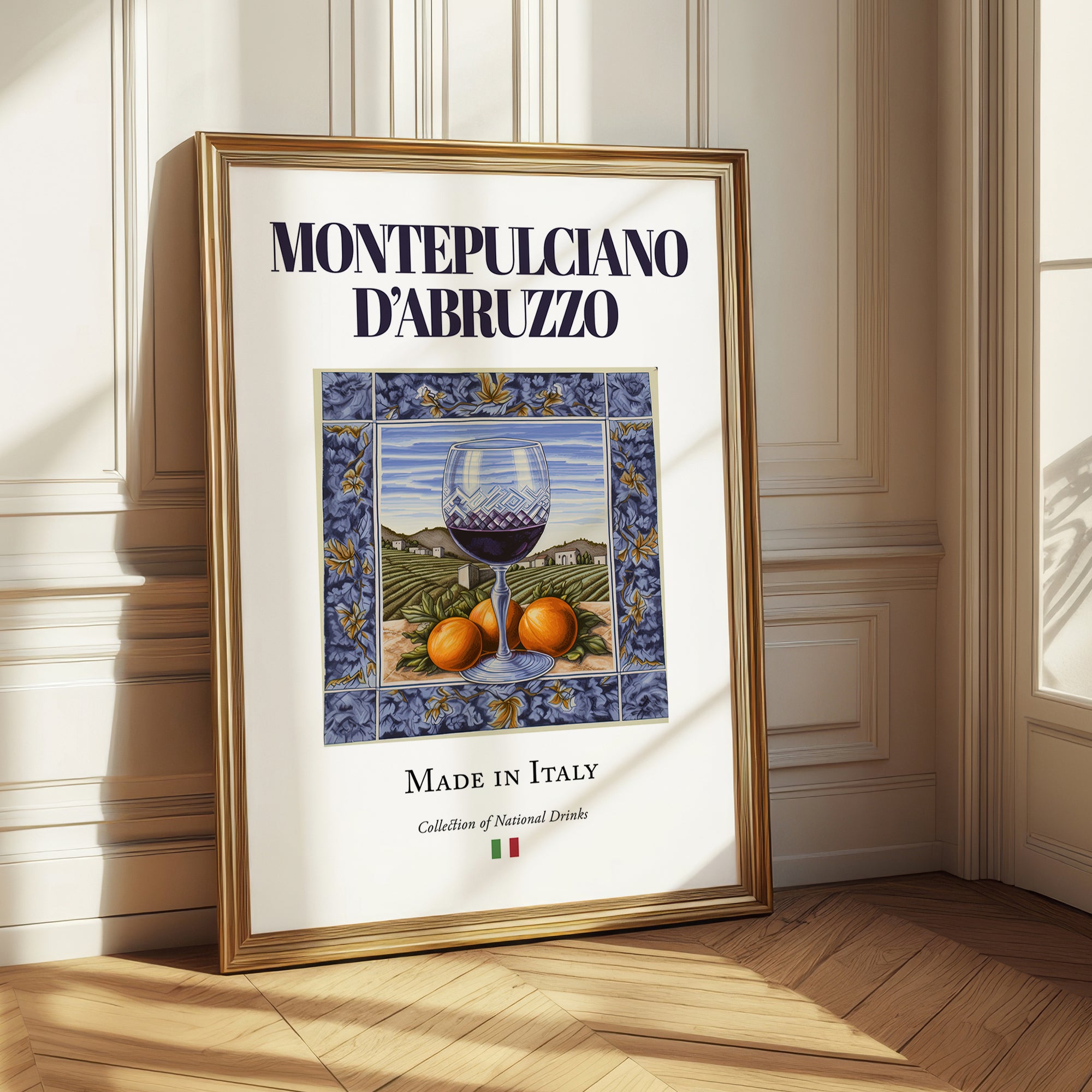 Montepulciano d'Abruzzo – Italian Red Wine, Vinoteca Poster