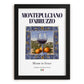 Montepulciano d'Abruzzo – Italian Red Wine, Vinoteca Poster, in sleek black frame