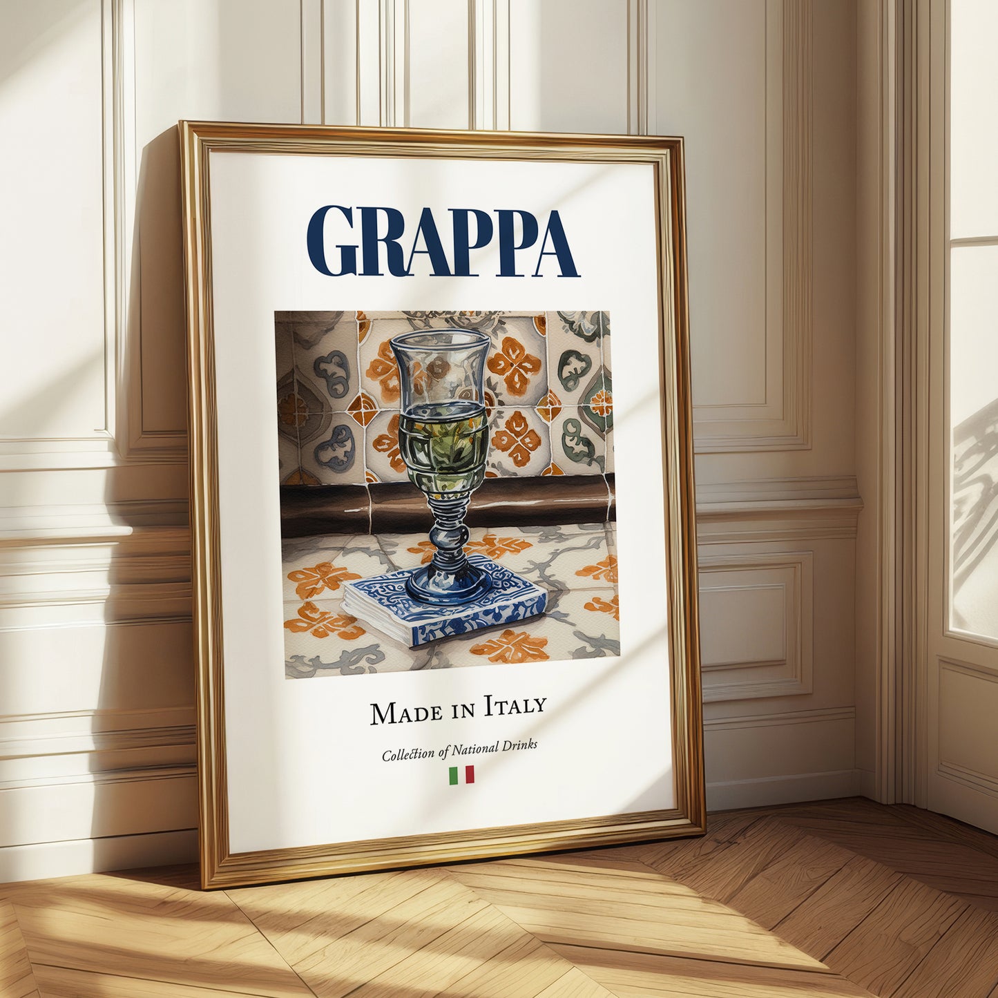 Grappa – Italian Spirit Drink, Jazz Bar Print