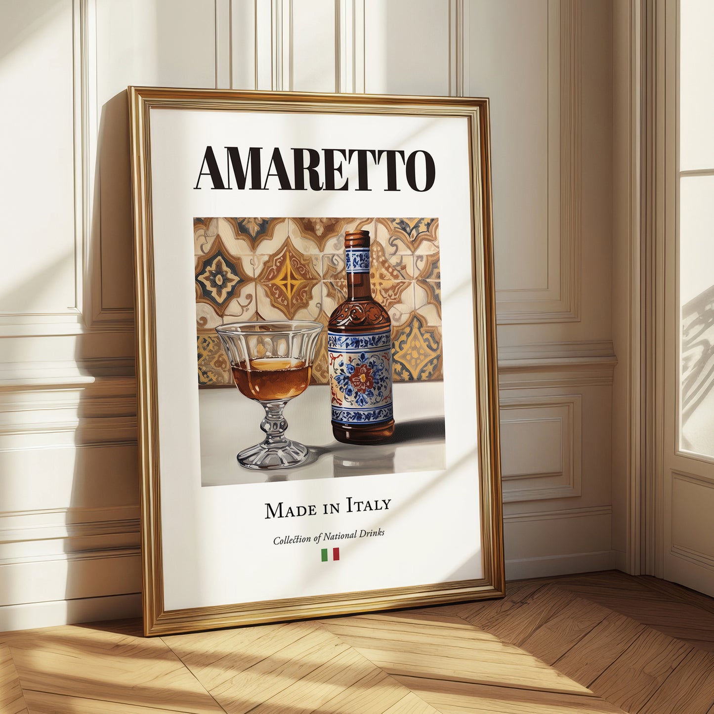 Amaretto – Italian Liqueur Drink, Cocktail Lounge Wall Decor