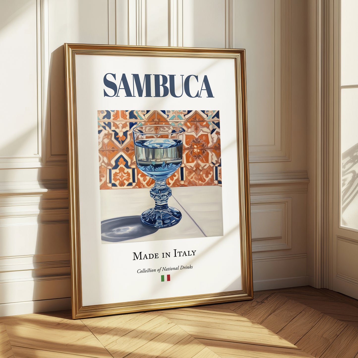 Sambuca – Italian Spirit Drink, Beach Bar Print