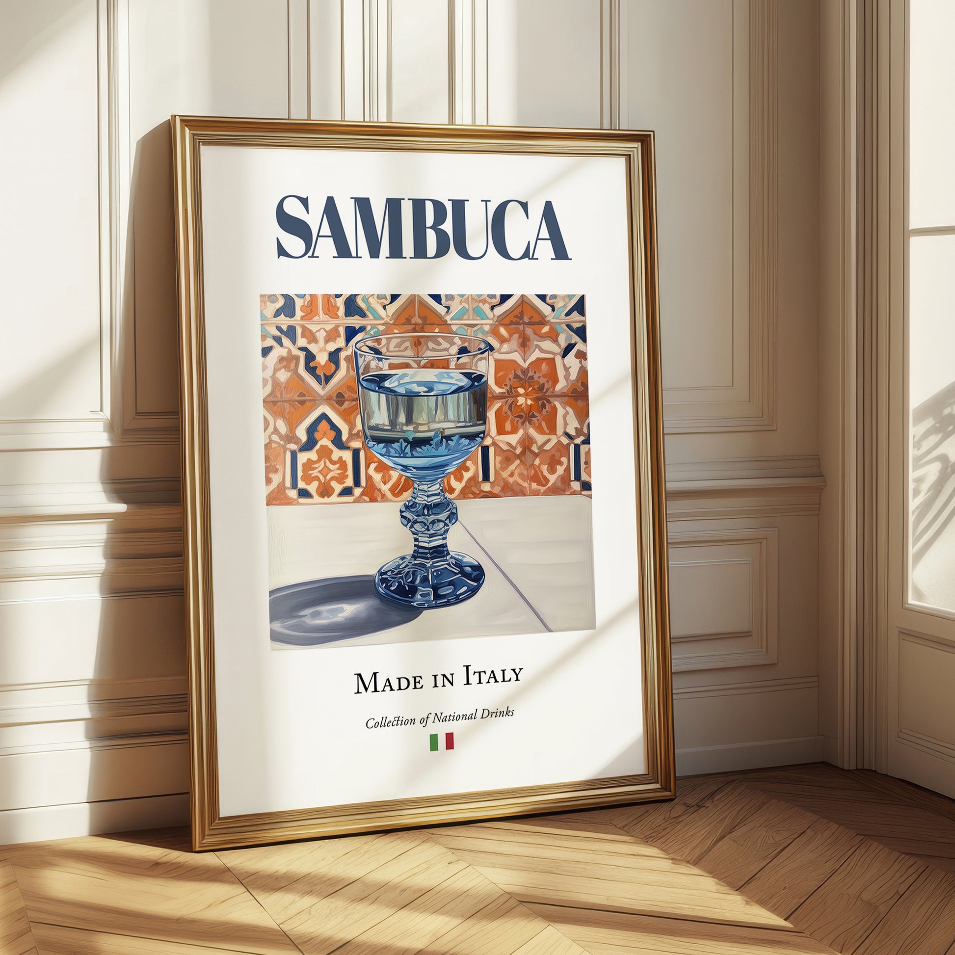Sambuca – Italian Spirit Drink, Beach Bar Print