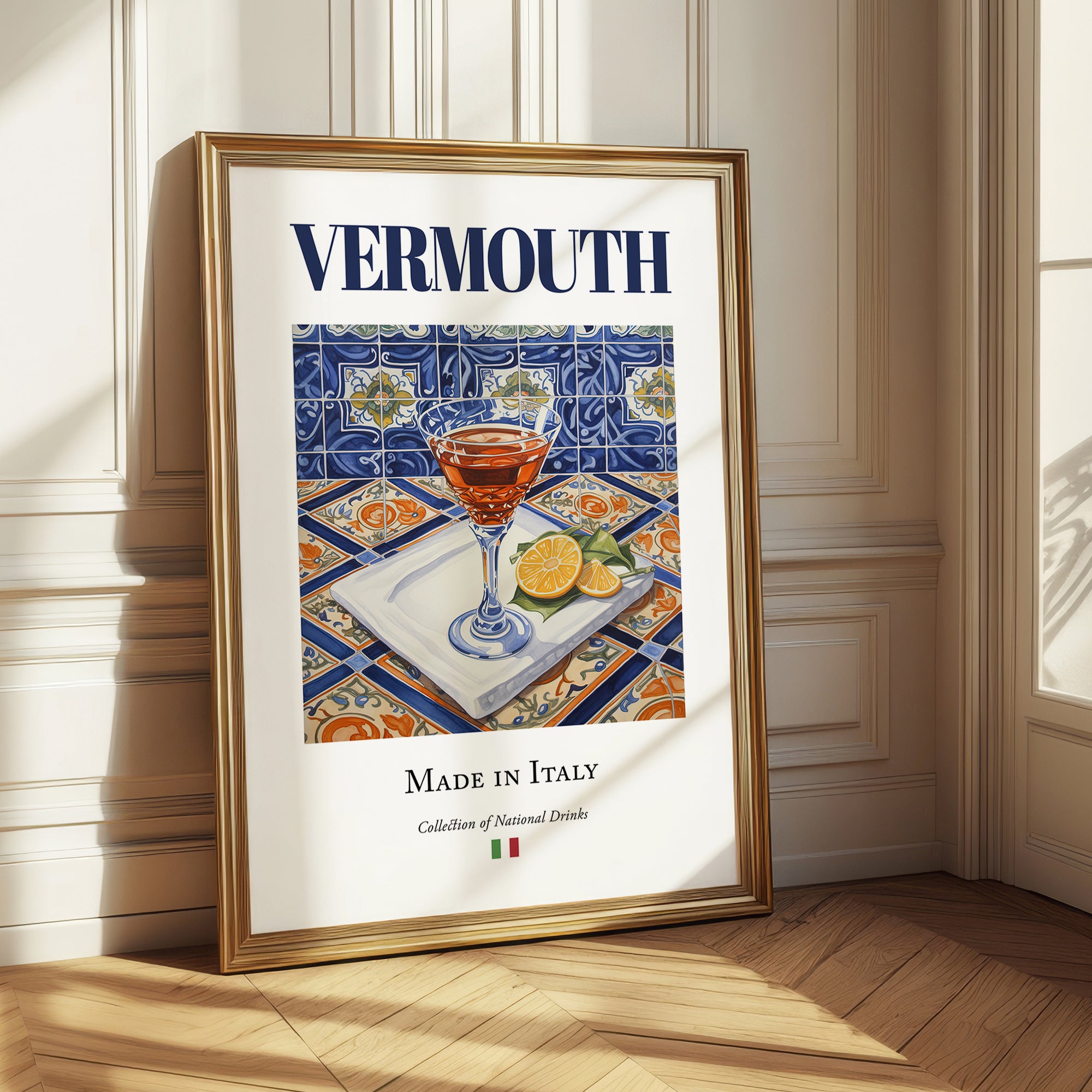 Vermouth – Italian Liqueur Drink, Cocktail Lounge Wall Art