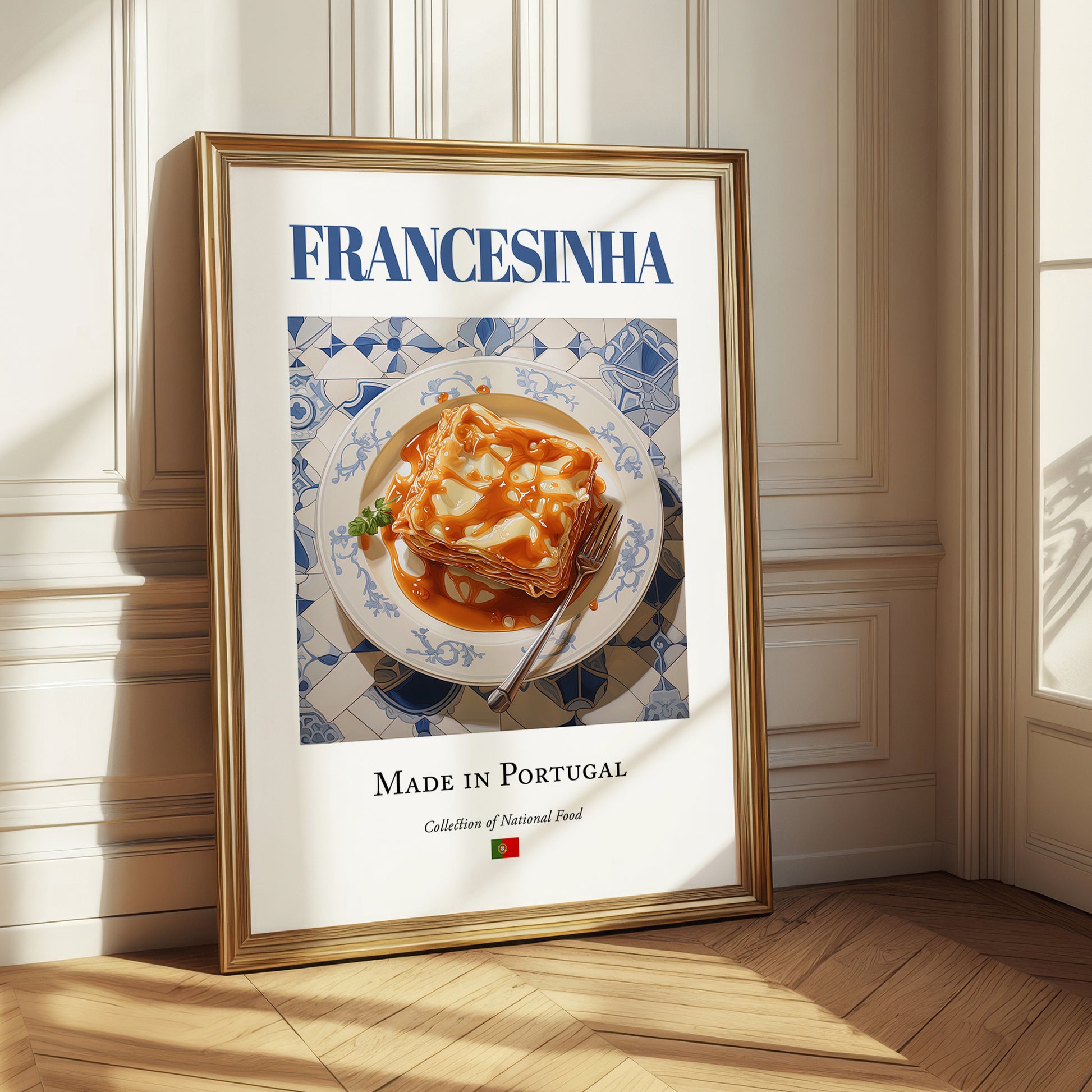 Francesinha – Portuguese Dish, Food Bar Print