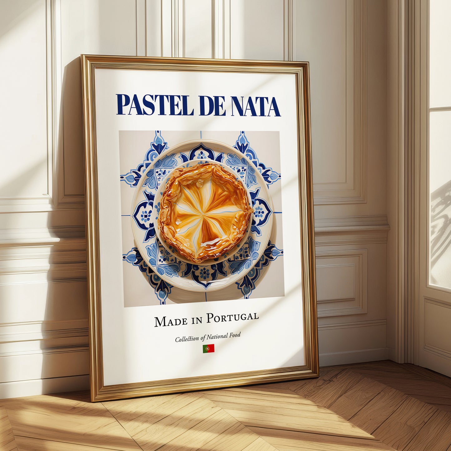 Pastel de nata – Portuguese Dessert Dish, Tavern Poster