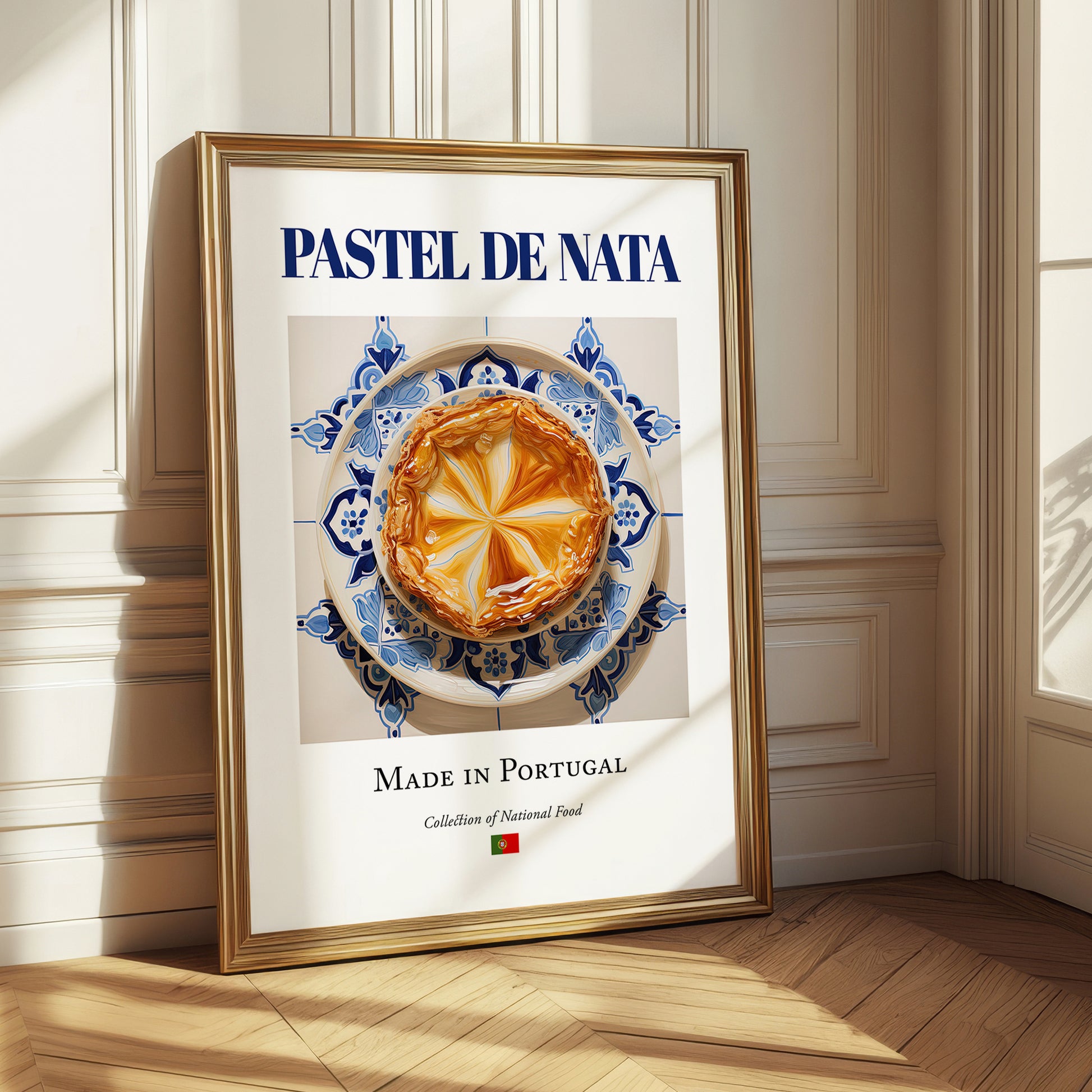 Pastel de nata – Portuguese Dessert Dish, Tavern Poster
