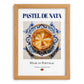 Pastel de nata – Portuguese Dessert Dish, Tavern Poster, set in oak frame
