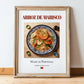 Arroz de marisco – Portuguese Rice Dish, Tavern Wall Art, in wooden frame leaning on the floor
