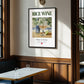 Rice Wine – Chinese Wine, Wine Bar Painting, clean layout with no caption