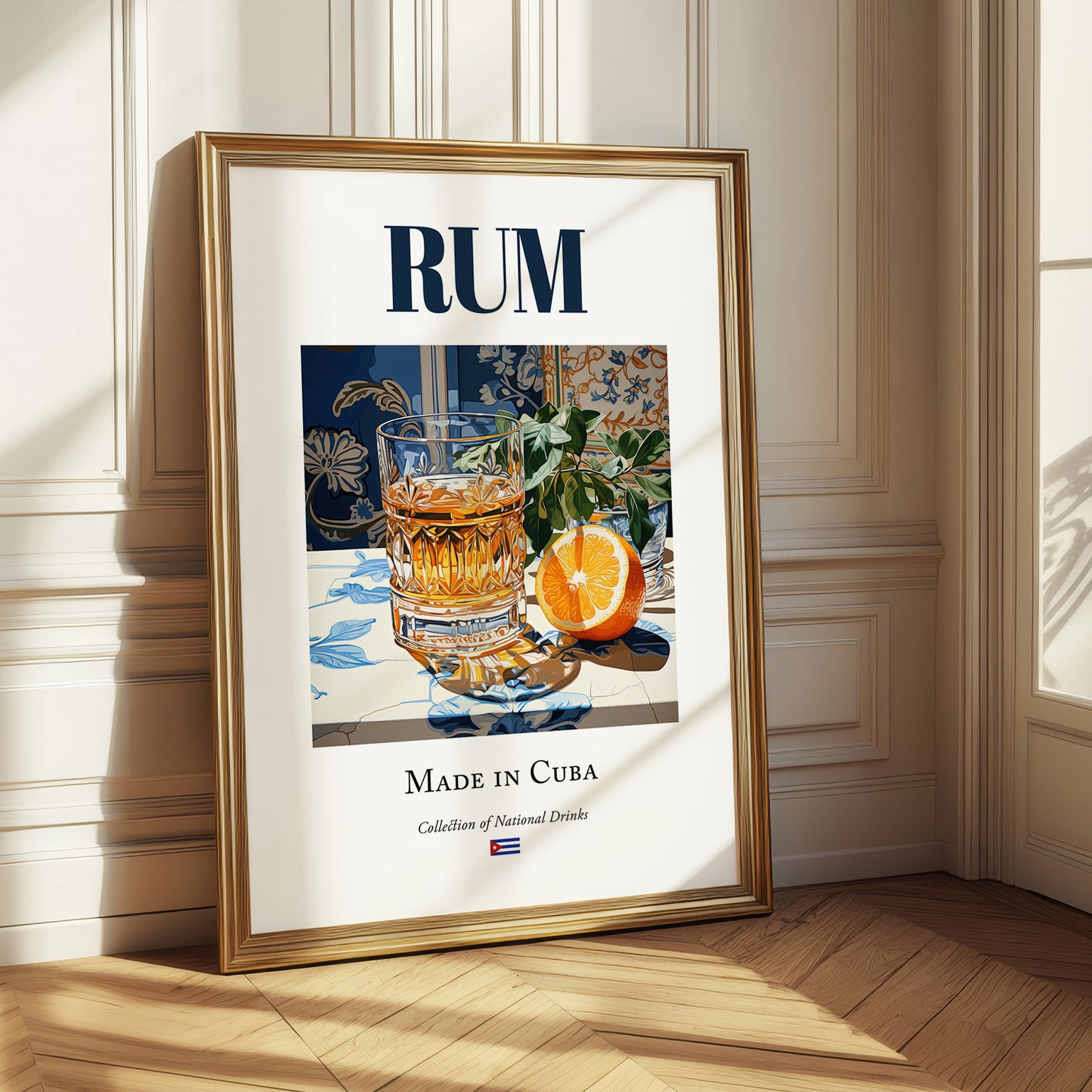 Rum – Cuban Spirit Drink, Rooftop Terrace Wall Decor