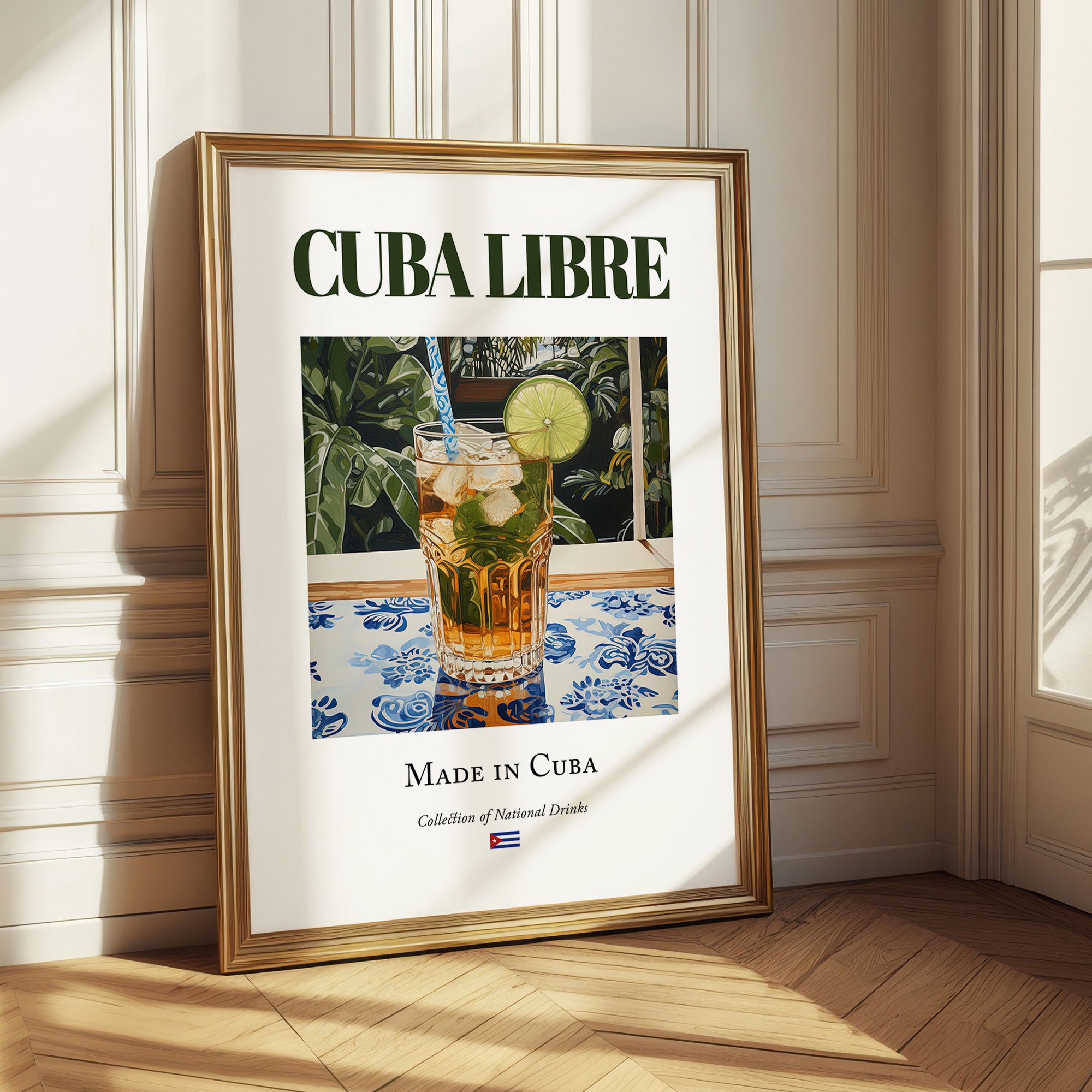 Cuba Libre – Cuban Cocktail Drink, Cocktail Lounge Wall Art