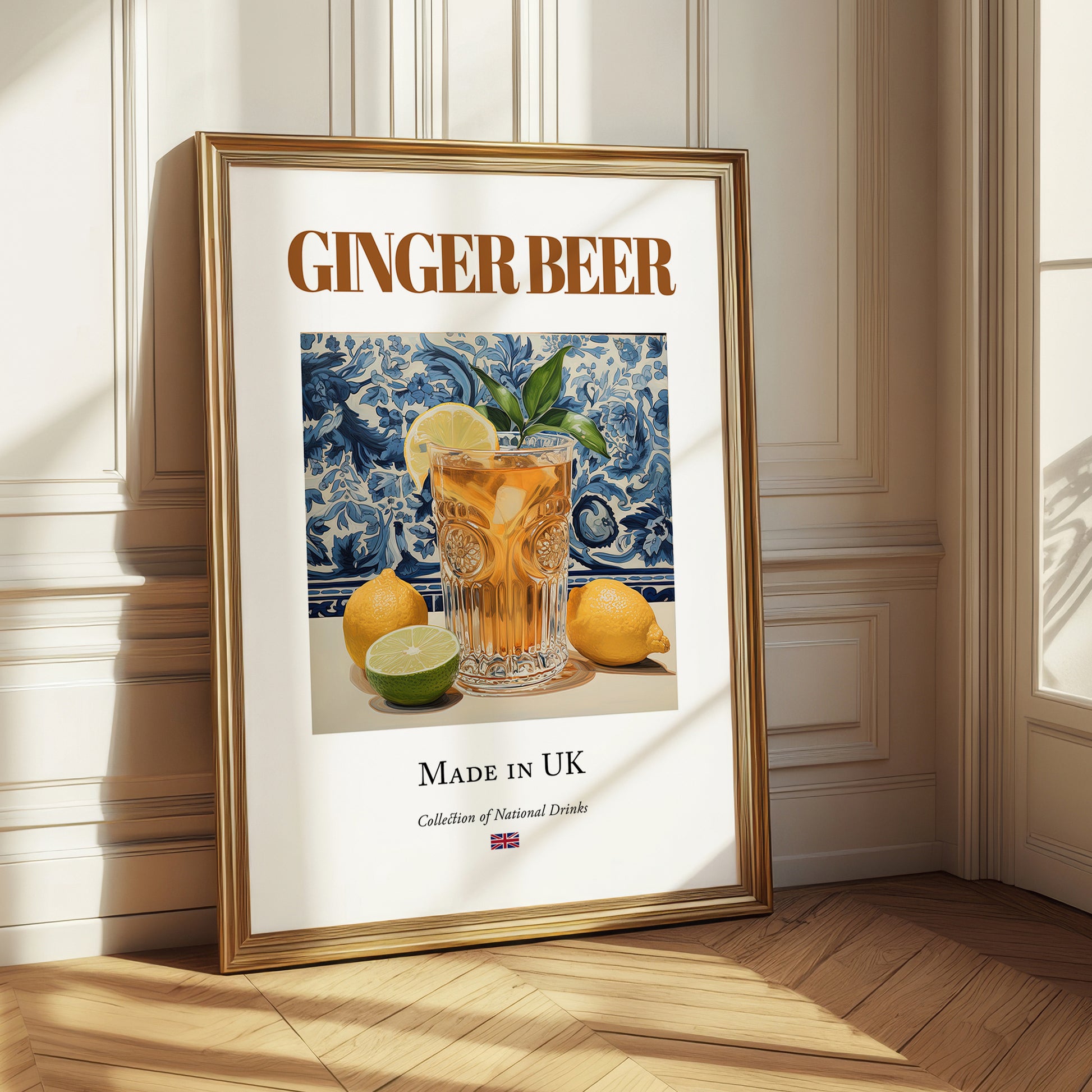 Ginger Beer – English Beverage Drink, Jazz Bar Still Life