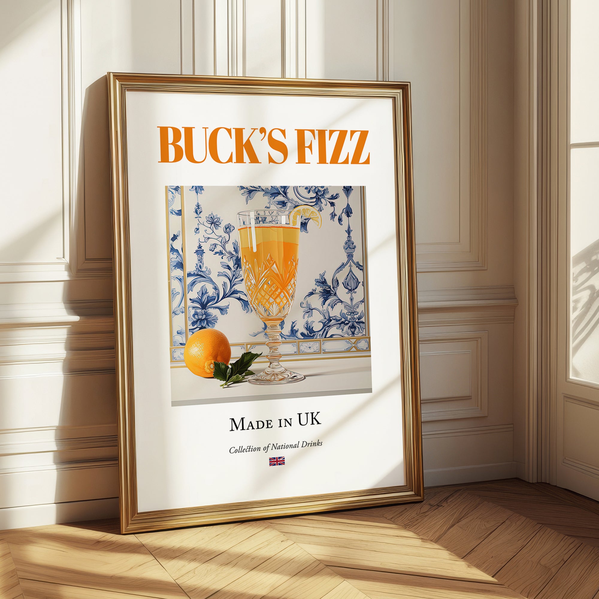 Buck's Fizz – English Cocktail Drink, Rooftop Terrace Wall Art
