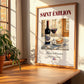 Saint-Émilion – French Red Wine, Wine Bar Wall Art, no-text version framed in wood