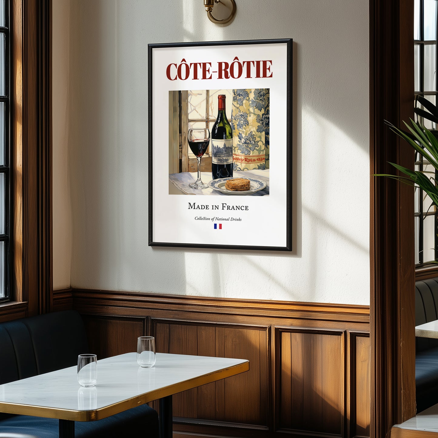 Côte-Rôtie – French Red Wine, Enoteca Wall Art, clean layout with no caption