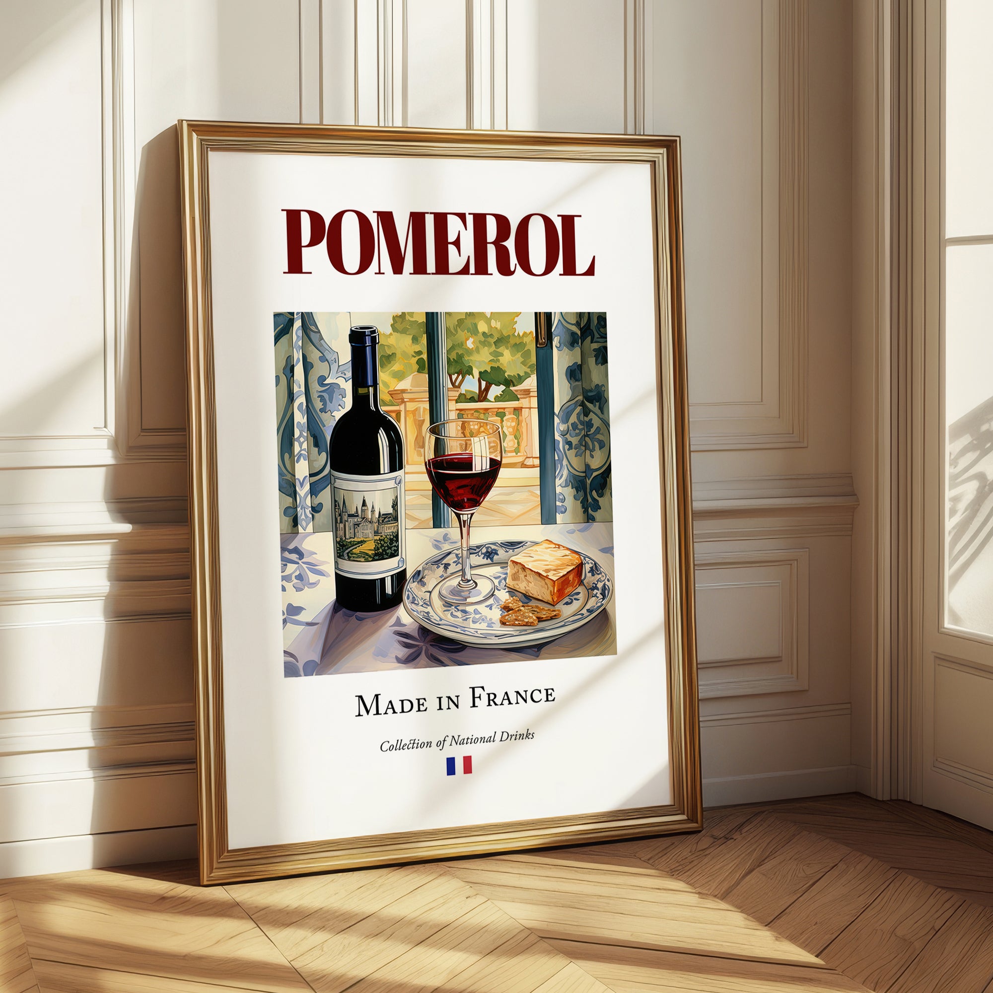 Pomerol – French Red Wine, Wine Bar Print