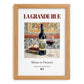 La Grande Rue – French Red Wine, Vinoteca Print, set in oak frame