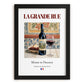 La Grande Rue – French Red Wine, Vinoteca Print, in sleek black frame