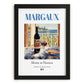 Margaux – French Red Wine, Vinoteca Print, in sleek black frame